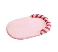 Sharplace Tapis pour Chiot Pets Nest avec Oreiller, lit Lavable pour Chien, Matelas pour Cage, Tapis de Couchage pour Animaux de Compagnie pour Chats, Chiots, Pink M