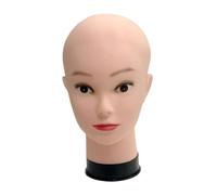 Sharplace Tête de mannequin femme, présentoir de perruques, présentoir de chapeaux polyvalent, tête de mannequin pour magasin de chapeaux, casque, salon, avec Maquillage