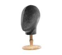 Sharplace Tête de Mannequin, modèle de tête de Mannequin multi-usage, affichage professionnel, présentoir de chapeau, perruque, modèle de tête pour bandeau, Bois
