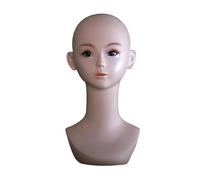 Sharplace Tête de Mannequin réaliste, modèle de tête féminine, Extension de cils professionnelle, présentoir de perruque, présentoir de chapeau pour la