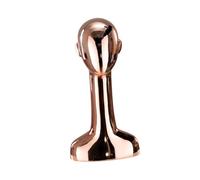 Sharplace Tête de mannequin, support pour perruques, porte-chapeaux, modèle polyvalent, présentoir pour chapeaux, pour serre-têtes, vitrine de comptoir, or Rose Droit