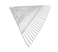 Sharplace Tête de râteau à gazon pour pelouse, ramasseur de feuilles, remplacement facile, installation polyvalente, tête de râteau à gazon professionnelle pour, Blanc