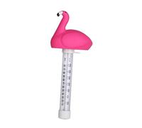 Sharplace Thermomètre de piscine flottant facile à lire, design animal amusant, thermomètre à eau, jauge de température de l'eau pour étang à poissons, Flamant