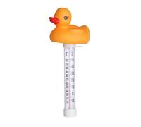Sharplace Thermomètre de piscine flottant facile à lire, design animal amusant, thermomètre à eau, jauge de température de l'eau pour étang à poissons, Canard