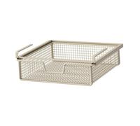 Sharplace Tiroir sous Bureau, Organiseurs de Tiroir, Panier de Rangement Coulissant Multi-usages sous étagère, Tiroir à Chaussettes et sous-Vêtements, Bac de Rangement Suspendu, White M