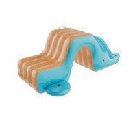Sharplace Toboggan Gonflable pour Piscine, Jeu d'extérieur Amusant et Portable en PVC, gonflage Facile pour Jardin, Balcon, Piscine Hors, Vert et Orange