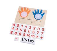Sharplace Toy Preschool Learning Fournitures à la maison pour les mathématiques manipule les cadeaux Finger Math Finger Counting Math Toy