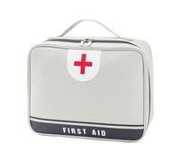 Sharplace Trousse de Premiers Secours Vide multifonctionnelle Portable avec poignée 30 x 12 x 23 cm, Organiseur d'urgence, Sac de Rangement médical pour Le, Gris