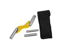 Sharplace Truelle à joints pour briques, outil de finition murale avec sac de rangement, 1/2 po, 5/8 po, 3/4 po, 7/8 po pour la maçonnerie, Jaune