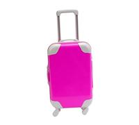 Sharplace Valise de poupée de 45 cm, Jouet pour bébé, Jouet de Jeu, Porte-bébé, Rangement, Mini Valise de, Accessoires pour poupées, Cadeau de Noël pour, Rose Rouge
