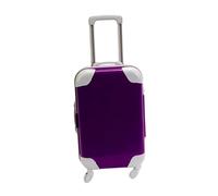 Sharplace Valise de poupée de 45 cm, Jouet pour bébé, Jouet de Jeu, Porte-bébé, Rangement, Mini Valise de, Accessoires pour poupées, Cadeau de Noël pour, Violet