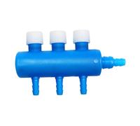 Sharplace Vanne de régulation du débit d'air pour Aquarium, séparateur d'oxygène Robuste, vanne de Pompe à air, Distributeur Multi-Ports Professionnel, 3 Voies