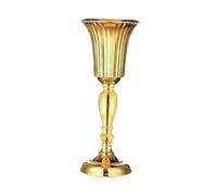 Sharplace Vase à Fleurs doré, Moderne et élégant en métal, idéal pour Un Mariage, Un Anniversaire, ou pour décorer Un Salon, Un Bureau ou Une Table. Décoration, L