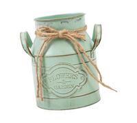 Sharplace Vase à Fleurs Rustique, Vase pichet de Shabby Chic, Pot à Lait avec poignée pour la décoration de la Maison, Vert