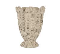 Sharplace Vase tressé Rustique et Polyvalent, idéal pour décorer Un Bureau, Une étagère, Une véranda ou Une Maison, M