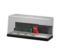 Sharplace Vitrine de présentation de modèle de véhicule à l'échelle 1/64, support décoratif pour collectionneurs, simulation de fond, parking, diorama, Style A