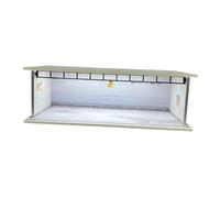 Sharplace Vitrine de présentation pour maquettes de voitures à l'échelle 1/64, parking avec éclairage intégré, pour petites voitures, figurines, décoration, Style C