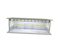 Sharplace Vitrine de présentation pour maquettes de voitures à l'échelle 1/64, parking avec éclairage intégré, pour petites voitures, figurines, décoration, Style E