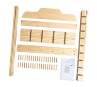 Sharplace Vitrine de rangement pour maquette de voiture à l'échelle 1/64, étagère murale en bois, robuste, organiseur pour objets de collection et jouets