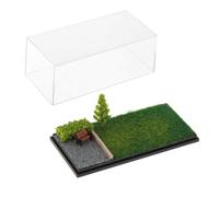 Sharplace Vitrine de Voiture Moulée sous Pression 1/64, Vitrine de Roues Moulées sous Pression, Scène de Stationnement Réaliste pour Véhicule de Sport, scène d'été