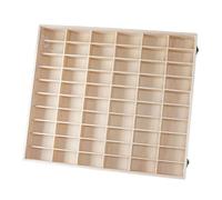 Sharplace Vitrine multifonctionnelle en Bois Robuste pour Voitures Miniatures, poupées et Petites poupées, Objets de Collection en Magasin, avec Un Couvercle