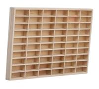 Sharplace Vitrine multifonctionnelle en Bois Robuste pour Voitures Miniatures, poupées et Petites poupées, Objets de Collection en Magasin, Pas de Couvercle