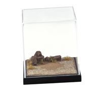 Sharplace Vitrine pour Voiture Miniature à l'échelle 1/64, Diorama Rangement et Protection, décoration Table, scènes Parking, vitrine pour