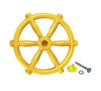 Sharplace Volant de bateau pirate jouet pour enfants, accessoire de jeu de rôle et de cosplay pour parc, et maisonnette extérieure, Jaune