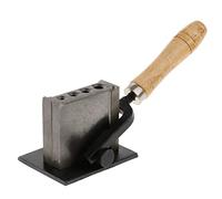 sharprepublic Moule Lingot de Bijouterie Lingotière Réversible pour la Fabrication de Bijoux - Noir, 4 Trous
