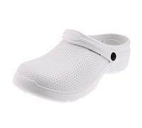 sharprepublic Sabot de Sécurité Chaussure de Cuisine Chaussure de Travail avec Coque de Protection - blanc, UE 38