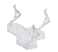 sharprepublic Support De Base Présentoir pour Accessoires 1/144 RG MG Gundam DIY - Blanc, 21x21x18.5cm