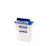 SharpSafety™ Conteneur à déchets pharmaceutiques, couvercle contrebalancé, 10 litres, boîte de 10