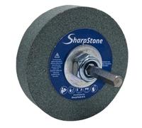 SharpStone 1.0 Pierre à aiguiser pour perceuse - Embout pour burins, forets rapides et kits de perçage, embout de meulage, disque abrasif pour affûter les forets à bois, plastique, métal et béton