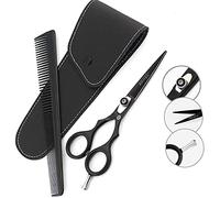 Sharpy Ciseaux de coiffure professionnels en acier inoxydable pour coiffeur, barbier, salon de coiffure, homme, femme, enfants et adultes - 14 cm - 1 unité