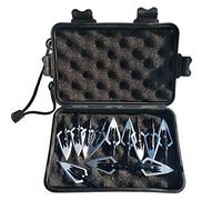 SHARROW 12pcs Pointe de Flèche 2 Lames 100Grains Têtes de Flèche à Lame avec Broadheads Box pour Flèches d'arbalète et de Carbone (Noir)