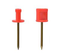 SHARROW 20pcs Épingles de Cible de Tir à l'arc Goupilles de Clou de Cible de Chasse Professionnelles en Métal pour Les Cibles de Paille et de Mousse