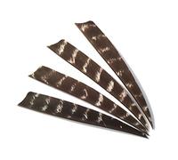 SHARROW 50pcs Plume de Flèche Naturelle 5 Pouces Tir à l'arc Chasse RH