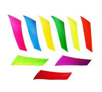 SHARROW 50pcs Plumes de Flèche Naturelle pour Tir à l'arc 3" Empennage de Flèche Fletching Plumes de Dinde pour Flèches de Carbone (Pourpre)