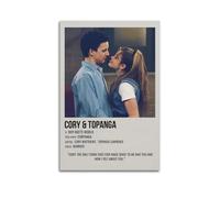 SHARU I EBRHU Cory & Topanga from Boy Meets World Poster sur toile moderne pour salon, chambre à coucher, 30 x 45 cm, style sans cadre