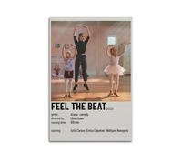 SHARU I EBRHU Feel The Beat Poster sur toile sans cadre pour salon, chambre à coucher 30 x 45 cm