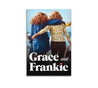 SHARU I EBRHU Grace And Frankie Poster mural sur toile moderne pour salon, chambre à coucher, 30 x 45 cm, style sans cadre