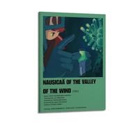 SHARU I EBRHU Nausicaa of The Valley Wind Poster sur toile moderne pour salon, chambre à coucher, 30 x 45 cm, style cadre