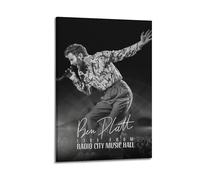 SHARU I EBRHU Poster Ben Platt Live from Radio City Music Hall - Art mural moderne sur toile pour salon, chambre à coucher - 50 x 75 cm - Style cadre