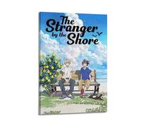 SHARU I EBRHU Poster complet de Watch The Stranger by The Shore - Art mural sur toile moderne pour salon, chambre à coucher - 30 x 45 cm - Style cadre