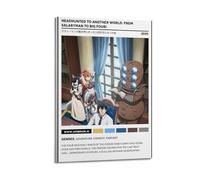 SHARU I EBRHU Poster Headhunted to Another World From Salaryman to Big Four - Impression sur toile moderne pour salon, chambre à coucher - 50 x 75 cm - Style cadre