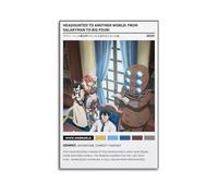 SHARU I EBRHU Poster Headhunted to Another World From Salaryman to Big Four - Impression sur toile moderne pour salon, chambre à coucher - 20 x 30 cm - Style sans cadre