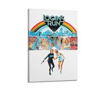 SHARU I EBRHU Poster Logan's Run sur toile moderne pour salon, chambre à coucher, 30 x 45 cm, style cadre