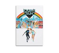 SHARU I EBRHU Poster Logan's Run sur toile moderne pour salon, chambre à coucher, 50 x 75 cm, style sans cadre