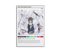 SHARU I EBRHU Selector Spread WIXOSS Poster mural sur toile moderne pour salon, chambre à coucher, 60 x 90 cm, style sans cadre