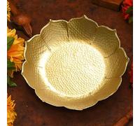 SHARVGUN Diya - Bol décoratif en forme de fleur pour la maison - Bol fait à la main pour fleurs et bougies chauffe-plat, décoration de maison, bureau et table | Articles de décoration de Diwali pour